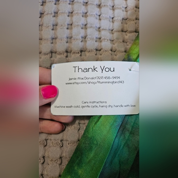 Hand Dyed Bohemian Hippie Tie-Dye Harem Jumpsuit. Multi. O/S NWT - Picture 6 of 15